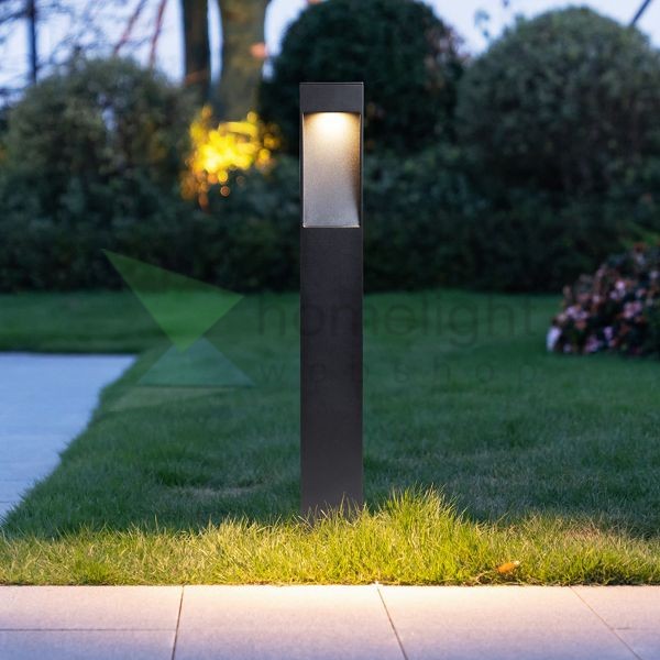 TORIN 60 kültéri állólámpa – fekete bollard LED lámpa