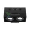 ELECTRA II GU10 frameless fekete 230V LED GU10 8W