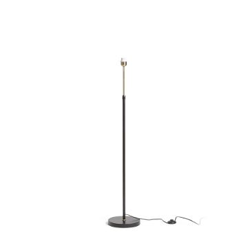EMMETT állólámpa talapzat fekete antikolt sárgaréz 230V LED E27 15W