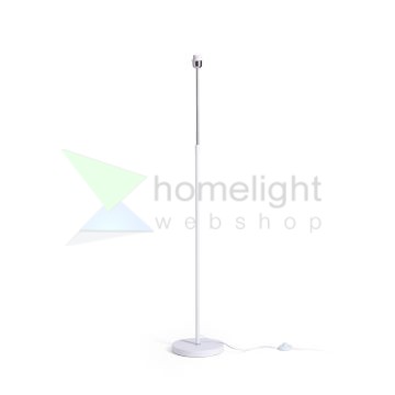 EMMETT állólámpa talapzat fehér króm 230V LED E27 15W