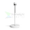 EMMETT asztali lámpatest fehér króm 230V LED E27 15W