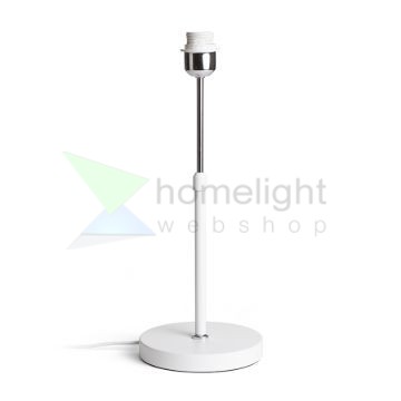 EMMETT asztali lámpatest fehér króm 230V LED E27 15W