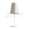 EMMETT asztali lámpatest fehér króm 230V LED E27 15W