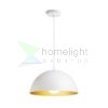 GLADYS 40 függő lámpa fekete/fehér 230V LED E27 30W