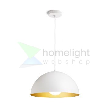 GLADYS 40 függő lámpa fekete/fehér 230V LED E27 30W
