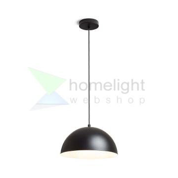 GLADYS 30 függő lámpa fekete/fehér  230V LED E27 15W