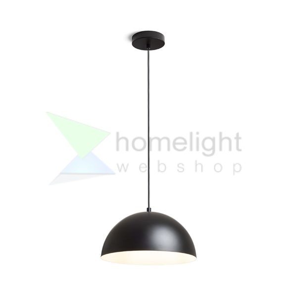 GLADYS 30 függő lámpa fekete/fehér  230V LED E27 15W