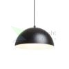 GLADYS 30 függő lámpa fekete/fehér  230V LED E27 15W
