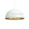 GLADYS 30 függő lámpa fehér/aranysárga  230V LED E27 15W