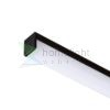 LED PROFILE H felületre szerelhető 1m eloxált alumínium/matt akrilát 