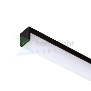 LED PROFILE H felületre szerelhető 1m eloxált alumínium/matt akrilát 
