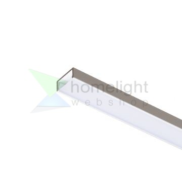 LED PROFILE G felületre szerelhető 1m fehér matt akrilát/alumínium 