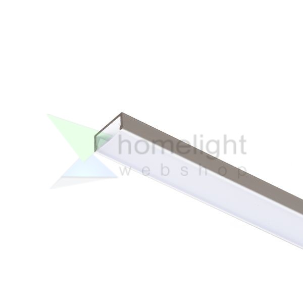 LED PROFILE G felületre szerelhető 1m fehér matt akrilát/alumínium 