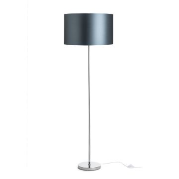 NYC/RON 40/25 állólámpa  Monaco petróleum kék/ezüst PVC/króm 230V LED E27 15W