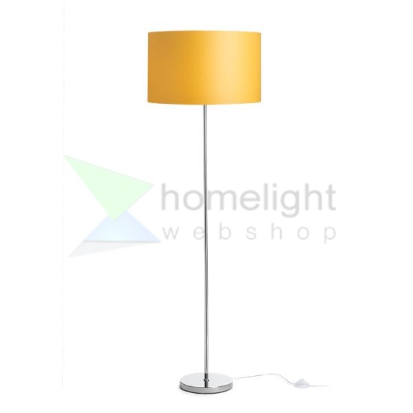 NYC/RON 40/25 állólámpa  Monaco galamb szürke/ezüst PVC/króm 230V LED E27 15W