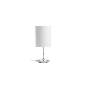 NYC/RON 15/20 asztali lámpa  Monaco petróleum kék/ezüst PVC/nikkel 230V LED E27 15W