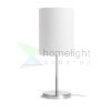 NYC/RON 15/20 asztali lámpa  Monaco galamb szürke/ezüst PVC/nikkel 230V LED E27 15W