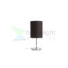NYC/RON 15/20 asztali lámpa  Monaco galamb szürke/ezüst PVC/nikkel 230V LED E27 15W
