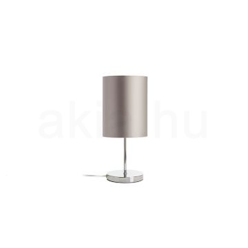 NYC/RON 15/20 asztali lámpa  Monaco galamb szürke/ezüst PVC/króm 230V LED E27 15W