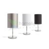 NYC/RON 15/20 asztali lámpa  Polycotton fehér/króm 230V LED E27 15W