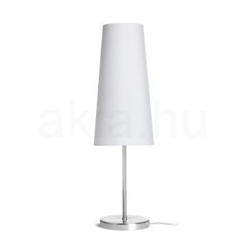 NYC/CONNY 15/30 asztali lámpa  Polycotton fehér/nikkel 230V LED E27 11W