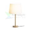 MAUI/AMBITUS 30 asztali lámpa  Polycotton fehér/fa 230V LED E27 15W