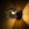 SOLARIS felületre szerelhető füstös üveg/fekete 230V LED E14 7W
