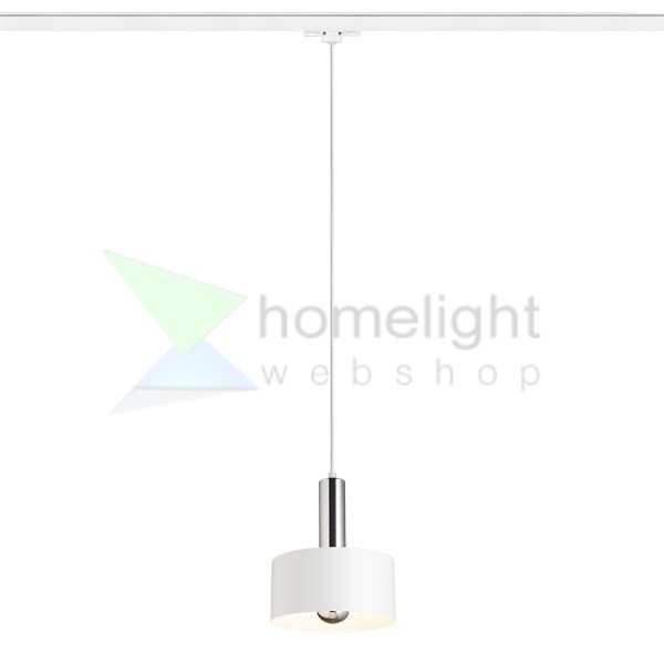 GIULIA 20 három áramkörös sínre fehér króm 230V LED E27 15W