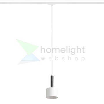 GIULIA 12 egy áramkörös sínre fehér króm 230V LED E27 11W