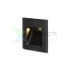 AMARO süllyesztett lámpa fekete  230V LED 3W 60°  3000K