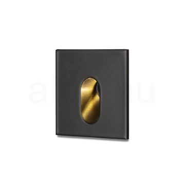 MEMPHIS SQ a falba süllyesztett fekete 230V LED 3W 60° 3000K