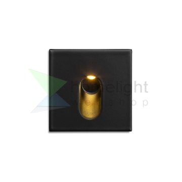 MEMPHIS SQ a falba süllyesztett fekete 230V LED 3W 60° 3000K