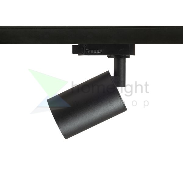 DUDE háromfázisú áramkörös sínre fekete  230V LED GU10 9W