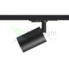 DUDE egyfázisú áramkörös sínre fekete  230V LED GU10 9W