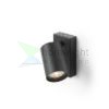 DUDE fali lámpa fekete 230V LED GU10 9W