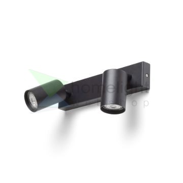 DUDE II felületre szerelhető fekete 230V LED GU10 2x9W