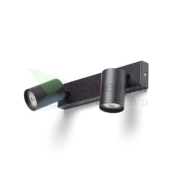 DUDE II felületre szerelhető fekete 230V LED GU10 2x9W