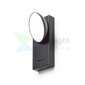 ELISEO fali lámpa fekete 230V LED 5W 3000K