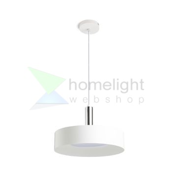 GIULIA 40 függő lámpa fehér króm 230V LED E27 30W