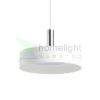 GIULIA 40 függő lámpa fehér króm 230V LED E27 30W