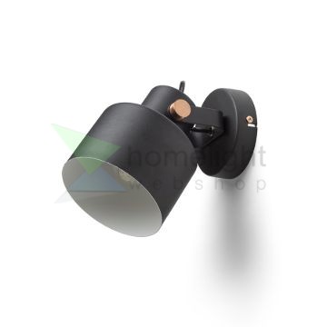 CELEIA felületre szerelhető matt fekete szálcsiszolt réz 230V LED E27 11W