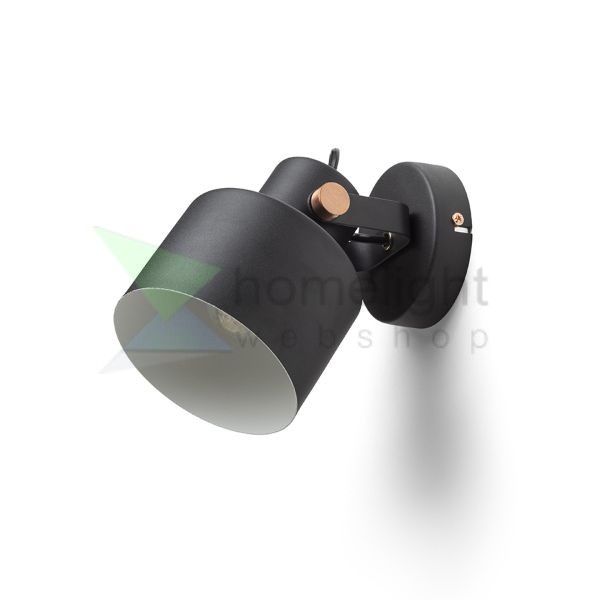 CELEIA felületre szerelhető matt fekete szálcsiszolt réz 230V LED E27 11W