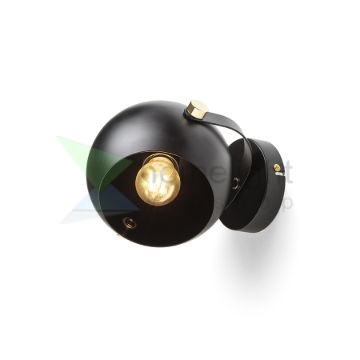 AGNETA felületre szerelhető fekete  230V LED E27 11W