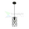 ILUSIA függő lámpa fekete  230V LED E27 15W
