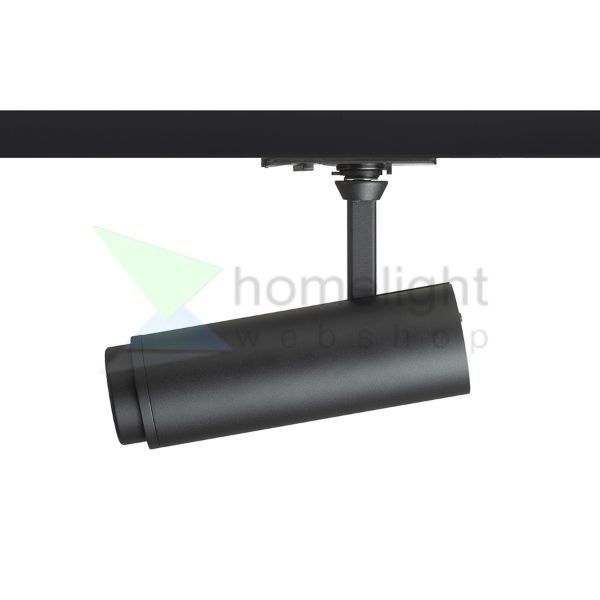 FOCUS 12 DIMM egyfázisú áramkörös sínre fekete  230V LED 12W 10 60°  3000K 4000K 5000K