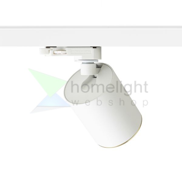 DARIO háromfázisú áramkörös sínre fehér szálcsiszolt sárgaréz 230V LED GU10 9W