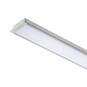 LED PROFILE A süllyesztett 1m  alumínium/tej akril 