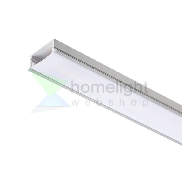 LED PROFILE A süllyesztett 1m  alumínium/tej akril 
