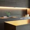LED PROFILE A süllyesztett 1m  alumínium/tej akril 