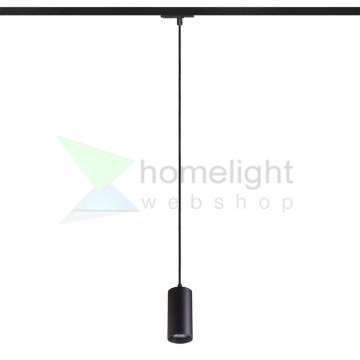 BELENOS egyfázisú áramkörös sínre függő lámpa fekete  230V LED GU10 9W